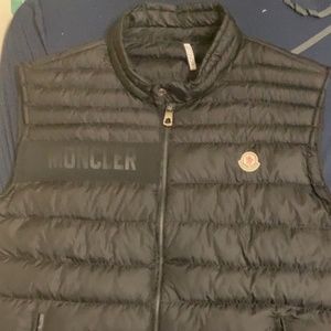 Black Moncler vest